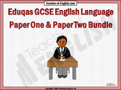 Eduqas GCSE English Language Exam Preparation Bundle - Paper 1 and Paper 2